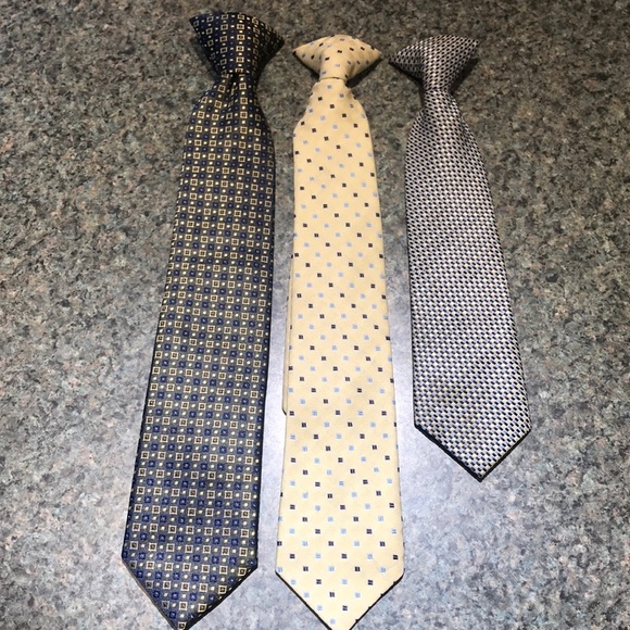 3 youth clip on ties - Picture 1 of 5